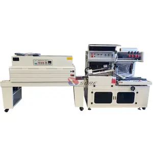 Semi-auto BS-4020 automatic plastic pet bottle heat pvc shrink film sleeve tunnel wrapping packing machine