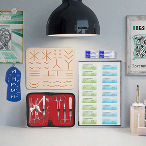 Almohadilla de Sutura Médica Ultra Grande de 8 x 8 Pulgadas con Herida para Entrenamiento de Sutura Quirúrgica, Cursos de Ciencias Médicas, Modelo PH03-264 OEM - Product Image 3