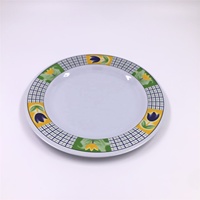 Assiettes en mélamine rondes personnalisées écologiques en plastique, imprimées sur mesure, en gros