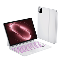 Clavier magique sans fil intelligent avec rétroéclairage RVB, charge rapide, compatible avec Xiaomi Pad 9, livraison rapide