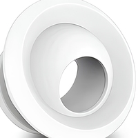 Diffuseur d'air à buse sphérique réglable en plastique ABS pour la ventilation moderne, sortie de ventilation HVAC