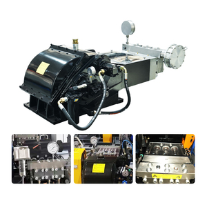 Pompe électrique ultra haute pression 1020L/min 2800bar, unité PW-UHP253-ED, système VFD PLC pour hydrodémolition du béton - Product Image 2