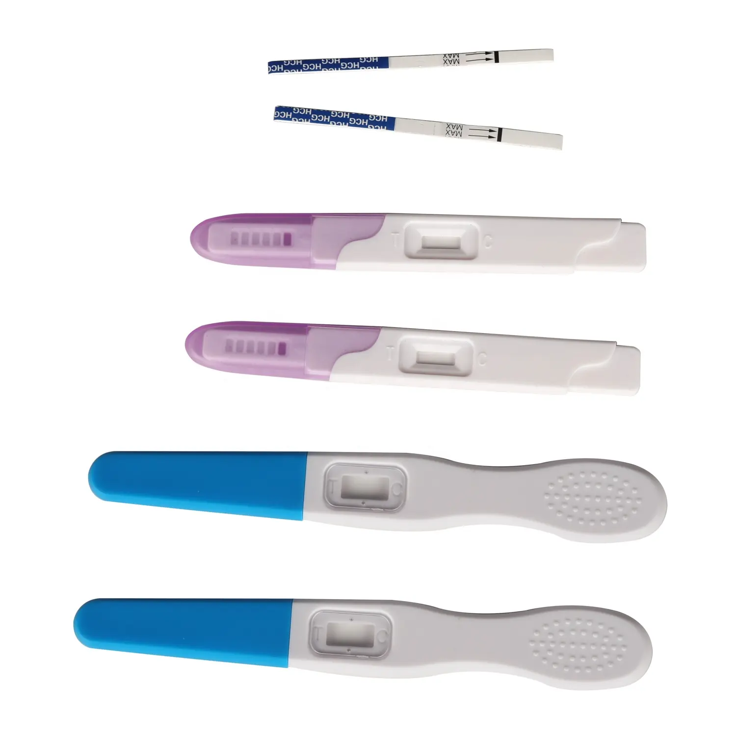 Prueba de HCG para embarazadas, dispositivo de prueba rápida y precisa del 99%, con CE