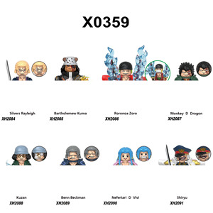 MOC Mattoncini Personaggi Cartone Animato <span class=keywords><strong>One</strong></span> Piece Compatibili Mini Puzzle Educativo da Assemblare Action Figure Blocchi di Costruzione Giocattolo Idea Regalo - Product Image 6