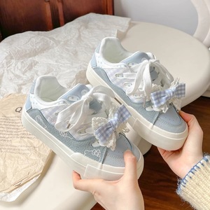 Explosions Board Chaussures de course Femmes 2025 Nouvelle arrivée Semelle épaisse Blanc All-match <span class=keywords><strong>Pain</strong></span> Chaussures - Product Image 3