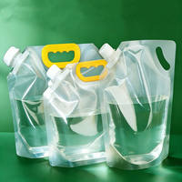 Pochettes souples personnalisées 1L 2L avec bec verseur pour eau, jus, lait, purée, aliments pour bébés – Emballage de recharge en plastique