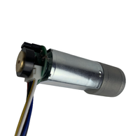 XH-20D130 Moteur à engrenages à aimant permanent 20mm DC 12V/24V à double canal avec encodeur servo, engrenage métallique, 12PPR, IP55, pour appareils électroménagers
