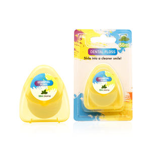 ด้ายไนล่อนเคลือบแว็กซ์50เมตรทนทานต่อการสึกหรอของมิ้นท์ปรุงแต่งช่องปากทำความสะอาดฟันแบบกล่องทำความสะอาดฟันสด - Product Image 3