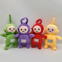 Peluches Kawaii douces de 20 cm (8 pouces) Teletubbies, jouets en peluche de personnages de dessins animés pour machines à griffes, vente en gros, cadeaux pour enfants