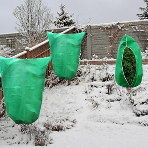 Housses de protection pour plantes avec fermeture éclair et cordon de serrage, bâches anti-gel pour plantes de jardin extérieures, arbres et plantes en <span class=keywords><strong>pot</strong></span>, hiver, temps froid - Product Image 5