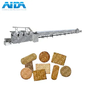 Four électrique à biscuits commercial d'usine Machine de cuisson industrielle automatique pour biscuits durs