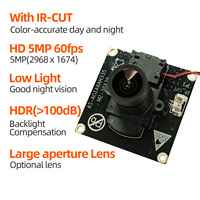 Module de caméra vidéo SC533HAI 5MP 60fps à faible luminosité avec commutateur jour/nuit IR-CUT WDR/HDR pour la surveillance de sécurité CCTV et l'IA