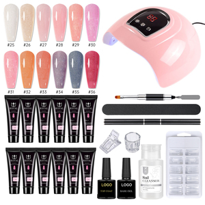 Neon Poly acrygel Set Nail <span class=keywords><strong>Gel</strong></span> <span class=keywords><strong>kit</strong></span> 15ml mở rộng Acrylic <span class=keywords><strong>Gel</strong></span> Polish Nude 12 màu sắc với trượt giải pháp stater <span class=keywords><strong>Kit</strong></span> với đèn UV - Product Image 3