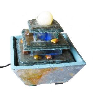 Ornements en gros Roue Feng Shui Décorations d'eau courante de bureau Décoration de la maison du salon Petite <span class=keywords><strong>fontaine</strong></span> de <span class=keywords><strong>table</strong></span> <span class=keywords><strong>basse</strong></span> - Product Image 3