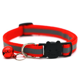 Collar de cabeza de silicona reflectante con hebilla de seguridad para gato con oreja redonda, accesorio Airtag antipérdida, cintas decoradas de plástico para perros - Product Image 4