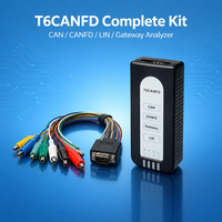 T6CANFD Interfaccia Automobilistica Universale CAN FD LIN USB a Doppio Canale, Simulatore Gateway per Analizzatore Bus Diagnostico ECU Off-Bench