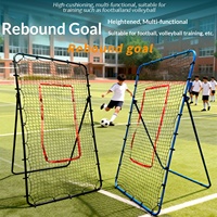 Filet de rebond de football 4x7FT, but de rebond réglable multi-angles, filet d'entraînement pour le volley-ball, le baseball et le hockey
