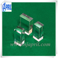 Vente directe d'usine : Bloc de verre saphir optique rectangulaire pour épileur IPL
