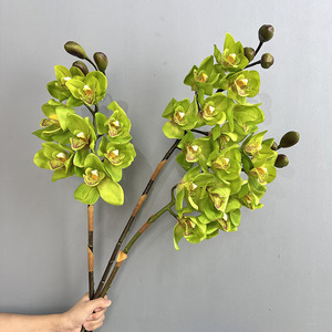 Fleurs d'orchidées artificielles en Latex Whelan Real Touch de haute qualité pour la décoration de vase - Product Image 3