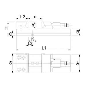 FERVI - M011/150/300 Étau en acier de haute précision 58-63 HRC - EAN 8012667191429 VISES, PINCES ET CORDES VISES - Product Image 2