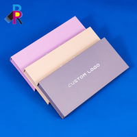 Boîte cadeau avec logo personnalisé, emballage en carton magnétique pour bijoux, vente en gros, 50 pièces