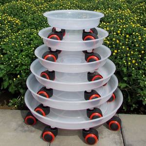 Plateau <span class=keywords><strong>de</strong></span> <span class=keywords><strong>jardinière</strong></span> en résine épaissie en usine roue universelle <span class=keywords><strong>support</strong></span> <span class=keywords><strong>de</strong></span> <span class=keywords><strong>jardinière</strong></span> mobile transparent avec roue - Product Image 2