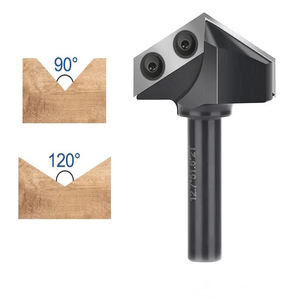 90 Degrés V Groove CNC Routeur Bit Face Mill Router Bits Rabot Bits Insert Spoilboard Surfaçage - Product Image 4