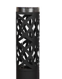 Nouveau design, chauffage au granulés de bois écologique de 1 m avec poignée en acier inoxydable 430, chauffage de terrasse au granulés noir sur pied avec tube en verre - Product Image 1