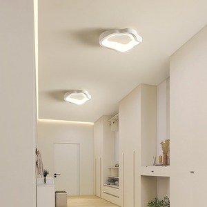 Plafonnier LED moderne minimaliste avec couvercle en acrylique, alimentation CA, blanc, <span class=keywords><strong>pour</strong></span> salon, couloir, entrée, <span class=keywords><strong>balcon</strong></span> - Product Image 4