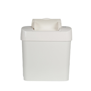 Rectangular <b>Plastic</b> Waste Bin With Lid White Color Simple Design For Indoor Recycling Storage <b>Bucket</b> - Product Image 3