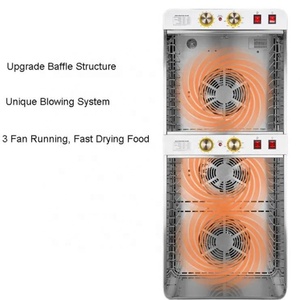 Déshydrateur de nourriture commerciale four de séchage de fruits à commande numérique électrique Machine de séchage de légumes Machine de déshydratation pour la vente en gros - Product Image 6