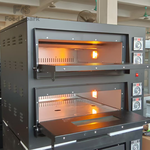 เตาอบพิซซ่าอเนกประสงค์ สเตนเลสทั้งตัว สภาพใหม่ สำหรับใช้ในร้านเบเกอรี่ เหมาะสำหรับการอบข้าวโพด ถั่ว และถั่วเหลือง - Product Image 4