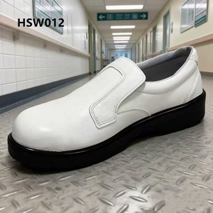 ZYF, Calzado de Seguridad <span class=keywords><strong>Blanco</strong></span> Resistente a Bacterias para Laboratorios de Control de Calidad, Diseño Big Magic Tap, Zuecos de Trabajo HSW014 - Product Image 2