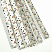 Pailles en plastique réutilisables pour Halloween, 30 et 40 oz, 10 mm, écologiques, en forme de champignon, accessoires de fête, vente en gros