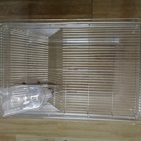 Cages d'élevage expérimental pour rats et souris AYEROXO PC, grandes et petites, blanches transparentes, cages pour animaux OEM
