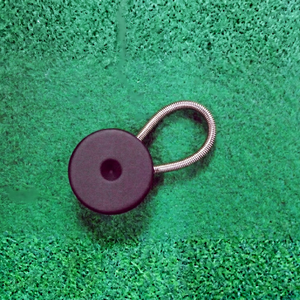 AA0240 Collar extender w/Black dot|<b>Button</b> Extender|Manufacturers Direct Sales Customizable Logo Metal Zinc Alloy <b>Button</b> Extender - Product Image 1
