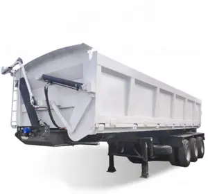 Side roll tarps for end dump trailers