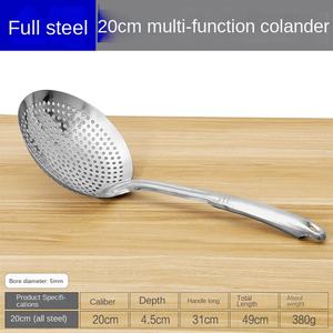 <span class=keywords><strong>Grande</strong></span> cuillère à fente en acier inoxydable pour écumoire <span class=keywords><strong>professionnelle</strong></span> - Product Image 5