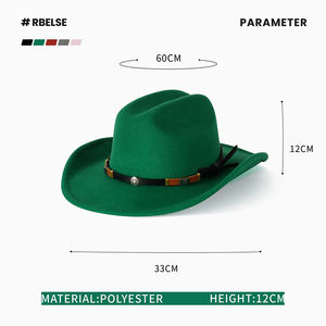 หมวกผ้าสักหลาดโพลีเอสเตอร์สำหรับผู้ชาย, หมวกผ้าสักหลาดโพลีเอสเตอร์สำหรับใส่กลางแจ้งฤดูหนาวและอุ่นได้แถบกันหนาวแบบคาวบอยกันน้ำระบายอากาศได้ดี - Product Image 3