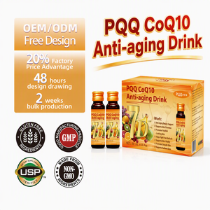 Bebida Antienvejecimiento DUOZI PQQ CoQ10, 50 mL × 8 Unidades, Líquido Oral Natural para Aclarar la Piel, Soporte Antioxidante - Product Image 2