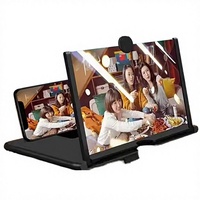 Portable ABS Plastic Screen Magnifier for Smartphone Eye Protection Video Amplifier Enlarged 3D Insert Phone Holder Mobile Phone