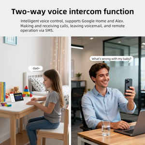 Sistema de Alarma Inalámbrico para el Hogar PGST PG-107 4G, Sistema de Seguridad WiFi con Pantalla Táctil Completa de 4.3 Pulgadas, Compatible con Alexa y Google - Product Image 3