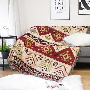 <span class=keywords><strong>Plaid</strong></span> décoratif pour chambre, tissé à carreaux, également appelé couverture tissée, couverture tissée à touffes - Product Image 2