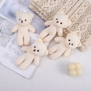 Simpatico <span class=keywords><strong>Orsetto</strong></span> di <span class=keywords><strong>Peluche</strong></span> Mini, Morbido Giocattolo Imbottito in Cotone PP, Antistress, Giocattolo per Macchina Artiglio, Portachiavi - Product Image 6