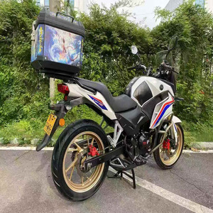 Motocicletta a Benzina di Seconda Mano, Haojue Disuang <span class=keywords><strong>190</strong></span> di Alta Gamma con Freno a Disco, Avviamento Elettrico <span class=keywords><strong>e</strong></span> a Pedale, Portapacchi Pieghevole Grande - Product Image 6