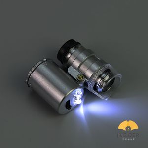 NO.9882 60X Mini Microscope Loupe de Poche avec LED et Lumière UV Loupe de Téléphone Portable - Product Image 5
