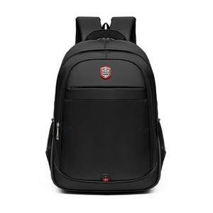 Men's Premium Large Capacity Casual <b>Backpack</b> 20-35L Business Travel Commuting <b>Backpack</b> Solid Color Interior Zipper Pocket - Product Image 1