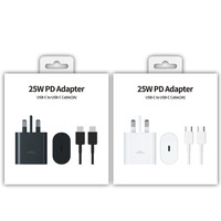 Adaptateur secteur USB C 25W PD, chargeur super rapide de type C pour Samsung, chargeur rapide pour Samsung S23 S22+
