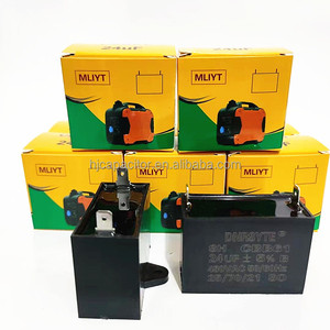 Nhựa 250V quạt tụ 8UF 10uF Máy phát điện cbb61 tụ - Product Image 2