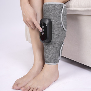 Leg Massager L008 <b>USB</b> Rechargeable Electric <b>Heat</b> Therapy For Calves With Timing Function Breathable Cotton Linen Material - Product Image 4
